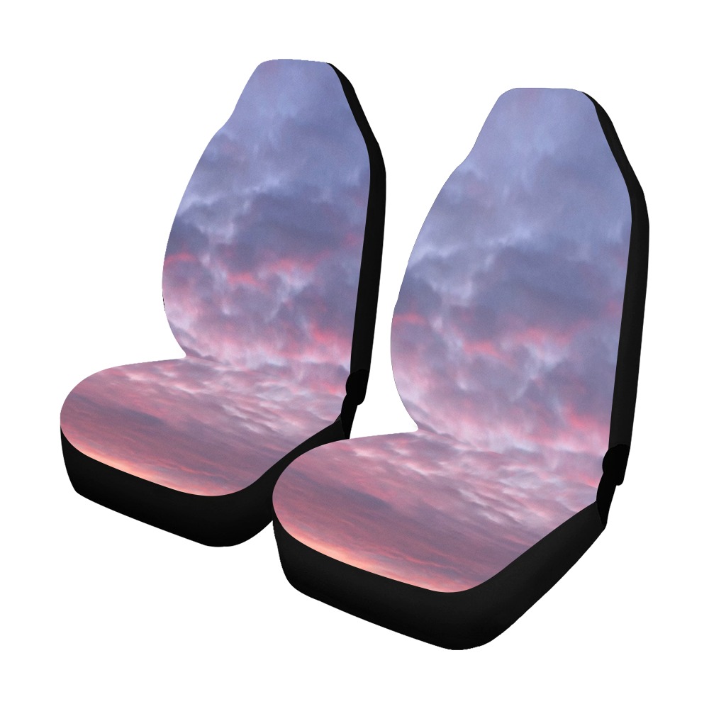 Morning Purple Sunrise Collection Car Seat Covers (Set of 2)