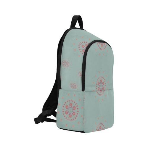shanti mandala flowers 4 Fabric Backpack for Adult (Model 1659)