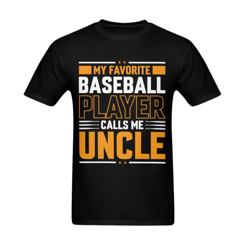 My Favorite Player Calls Me Uncle Men's Slim Fit T-shirt (Model T13)