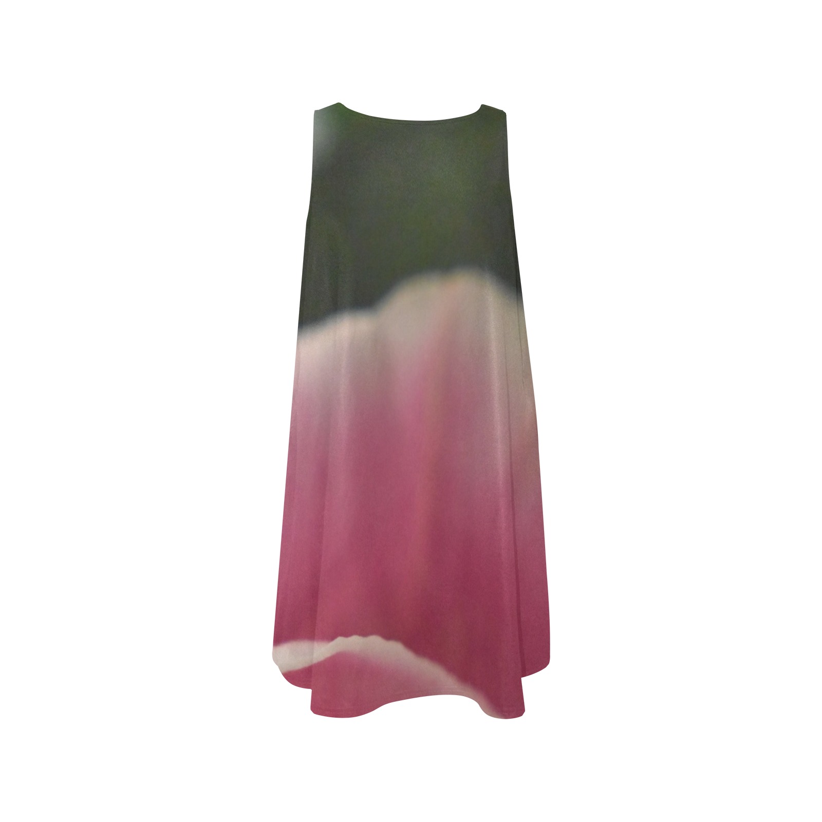 Petals of Rose Sleeveless A-Line Pocket Dress (Model D57)