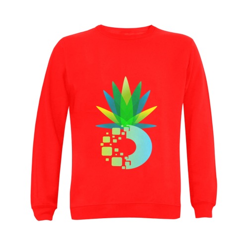 Pineapple Gildan Crewneck Sweatshirt(NEW) (Model H01)