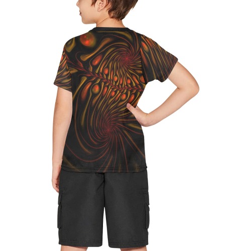 Seeded Big Boys' All Over Print Crew Neck T-Shirt (Model T40-2)