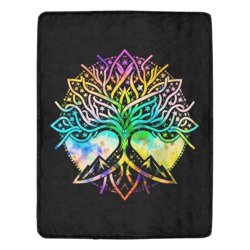 Earthly Roots, Tree of Life Ultra-Soft Micro Fleece Blanket 54''x70''