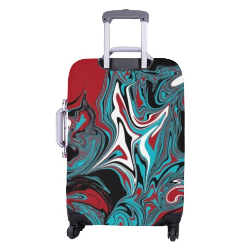 Dark Wave of Colors Luggage Cover/Extra Large 28"-30"