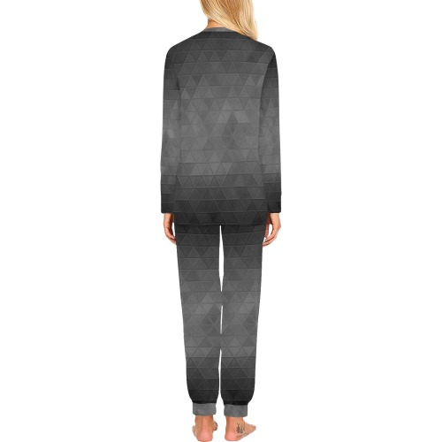 mosaic triangle 15 Women's All Over Print Pajama Set
