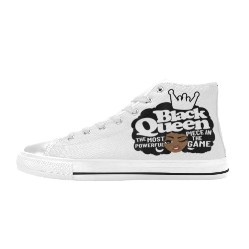 BQM High Top Snickers Women's Classic High Top Canvas Shoes (Model 017)