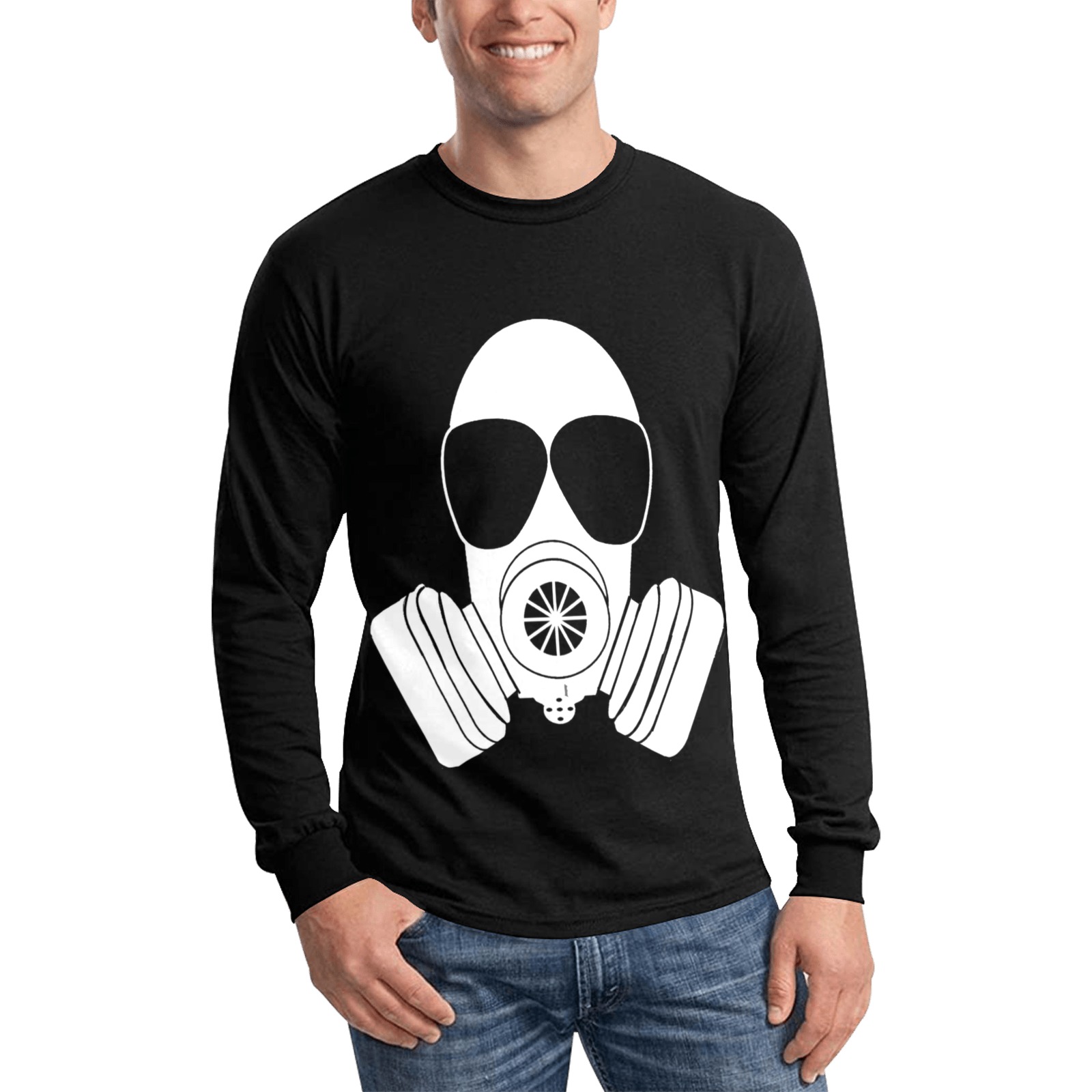 Gay Mask by Fetishworld Men's All Over Print Long Sleeve T-shirt (Model T51)