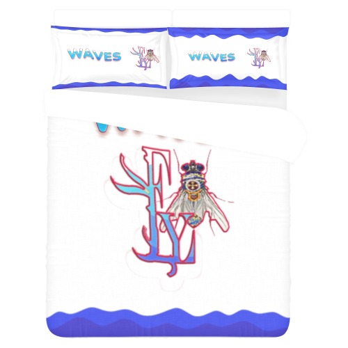 Wave Collectable Fly 3-Piece Bedding Set