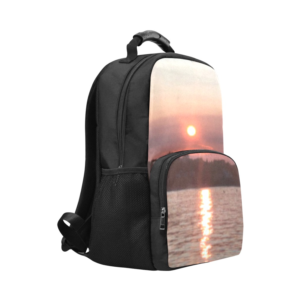 Glazed Sunset Collection Unisex Laptop Backpack (Model 1663)