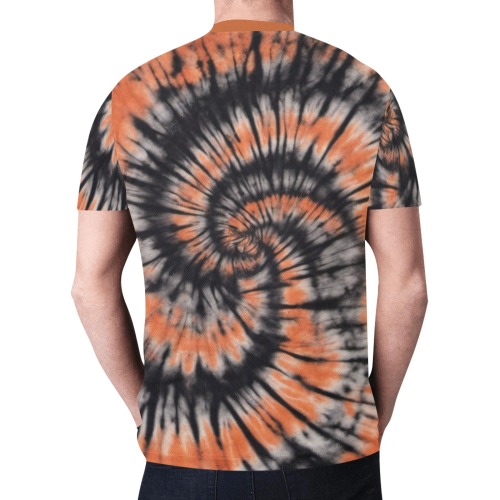 C 1 Tie-dye New All Over Print T-shirt for Men (Model T45)