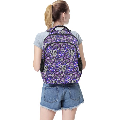 Purple Pulse Multifunctional Backpack (Model 1731)