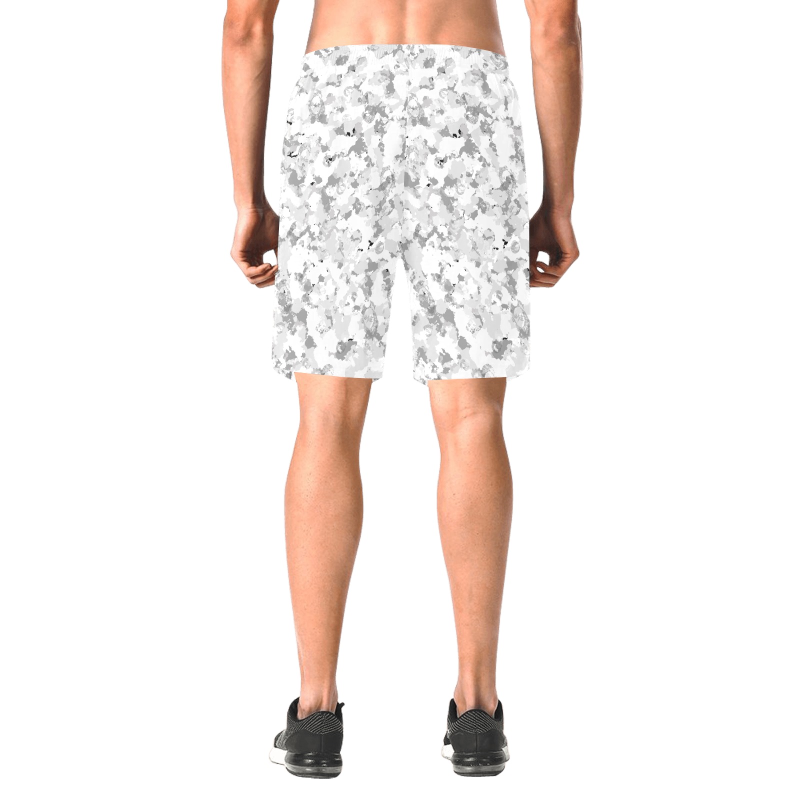 Untitled-12 Men's All Over Print Elastic Beach Shorts (Model L20)
