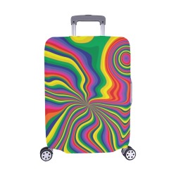 Groovy Pattern Luggage Cover/Medium 22"-25"