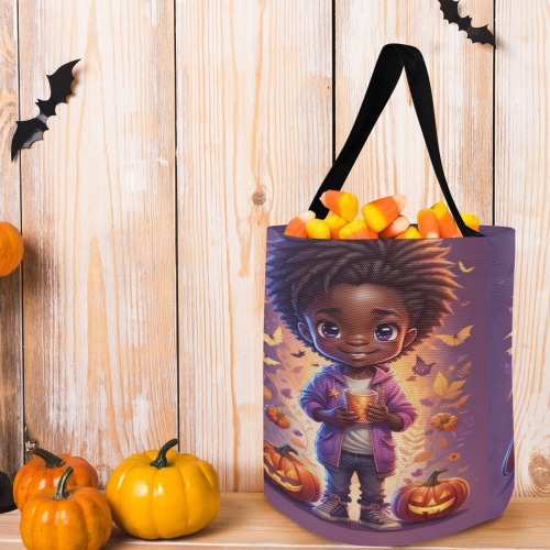 HALLOWEEN PUMPKIN PRINCE TRICK OR TREAT BAG Halloween Candy Bag