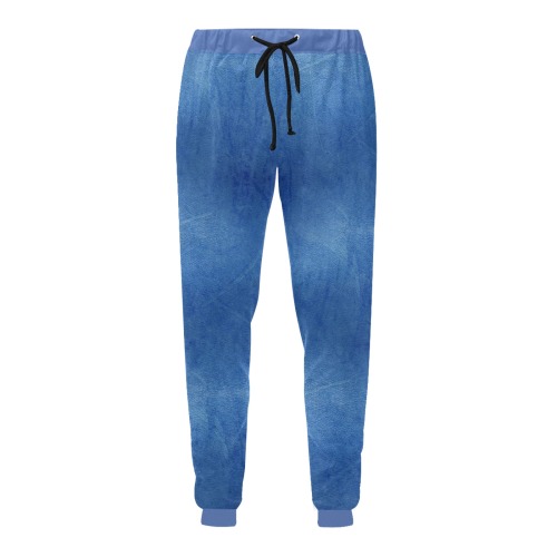 Leather Blue Light by Artdream Men's All Over Print Sweatpants (Model L11)