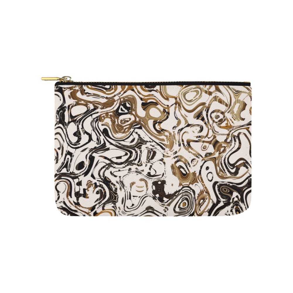 Marble Bronze Carry-All Pouch 9.5''x6''
