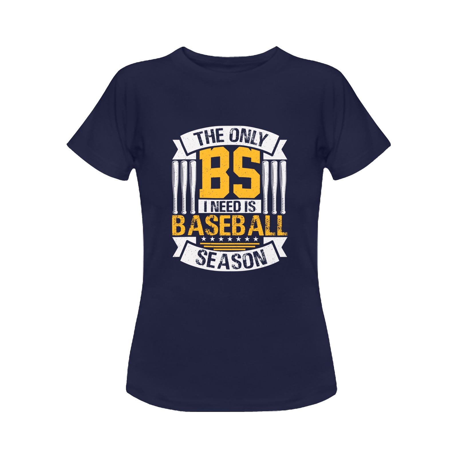 Funny Baseball Sarcasm Women's Classic T-Shirt (Model T17）