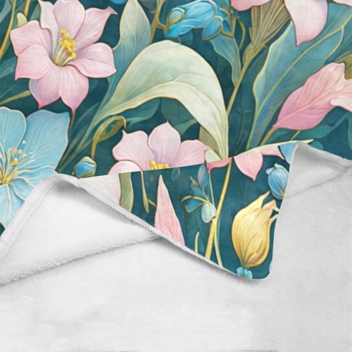 Fabulous Florals 5 Ultra-Soft Micro Fleece Blanket 40"x50"