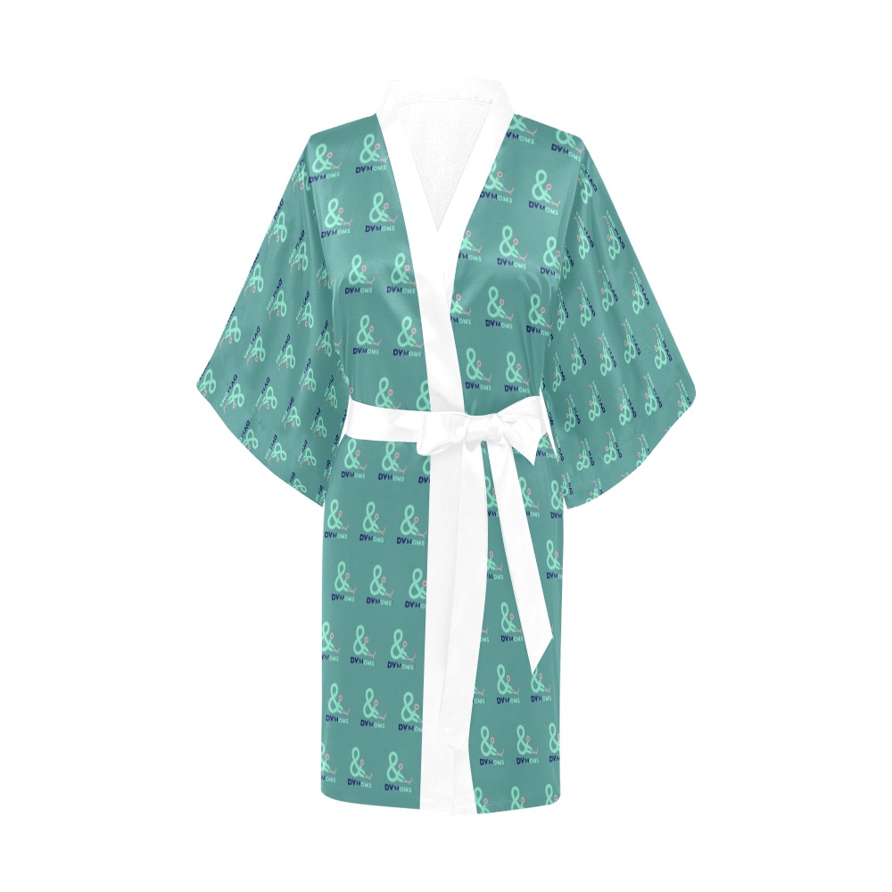 Robe dark teal Kimono Robe