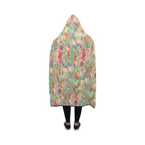 tropical 10 Hooded Blanket 50''x40''