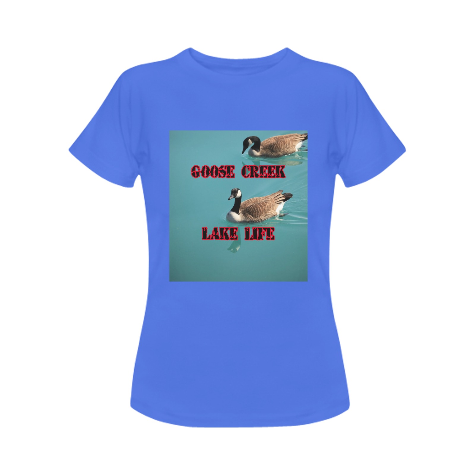 Lake Life Women's T-Shirt in USA Size (Front Printing Only)