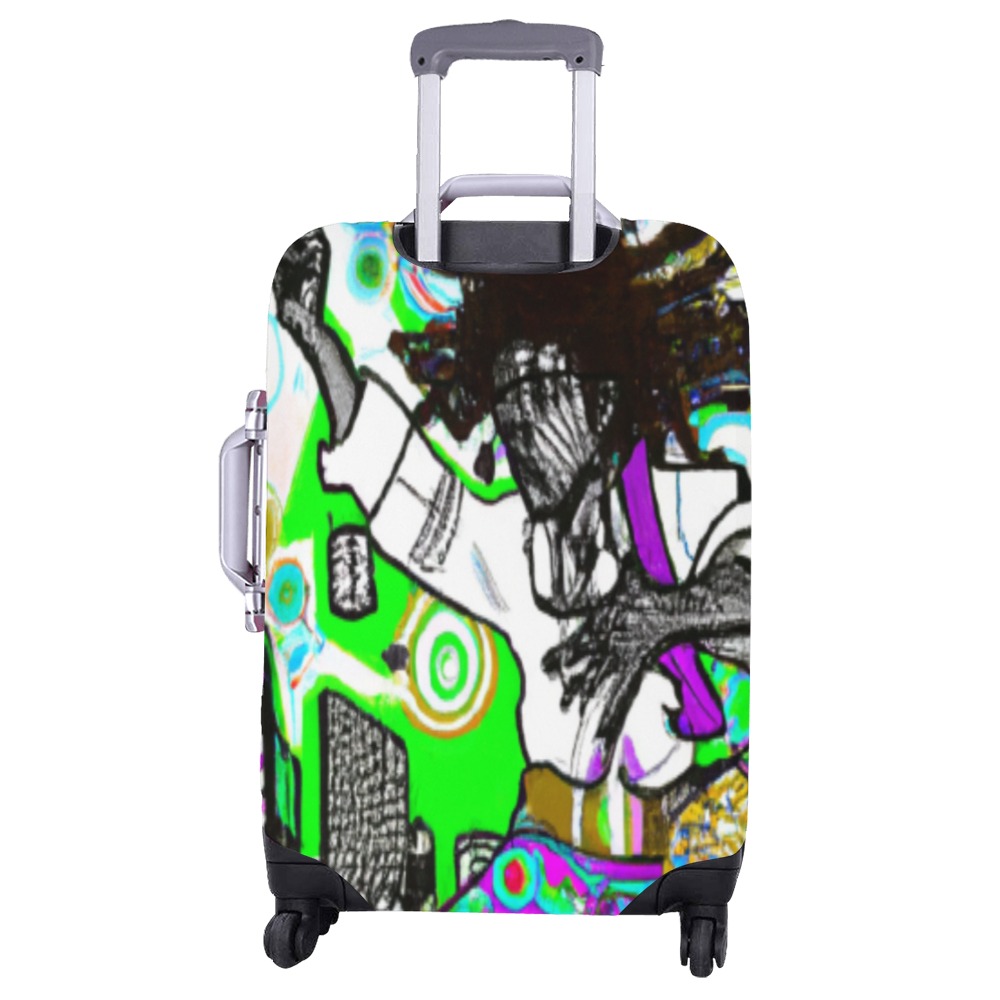 Dance New Your City Luggage Cover/Large 26"-28"