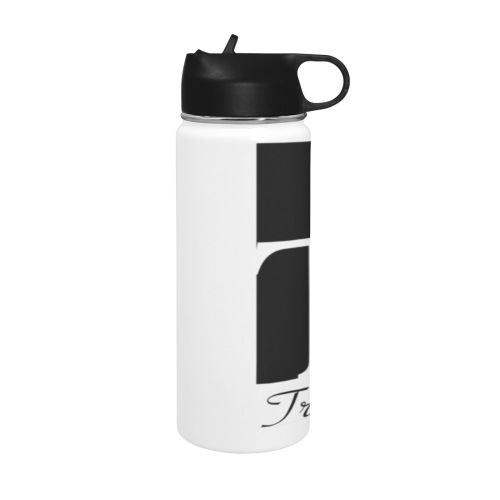 true music talent Insulated Water Bottle with Straw Lid (18 oz)