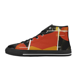 For Men’s Classic High Top Canvas Shoes (Model 017)