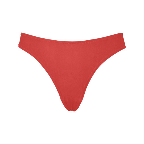 RED Women's All Over Print Thongs (Model L30)