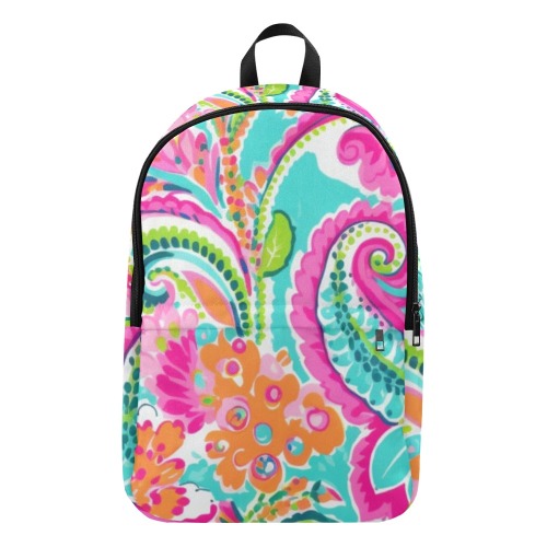 Bright Paisley Adult Backpack Fabric Backpack for Adult (Model 1659)
