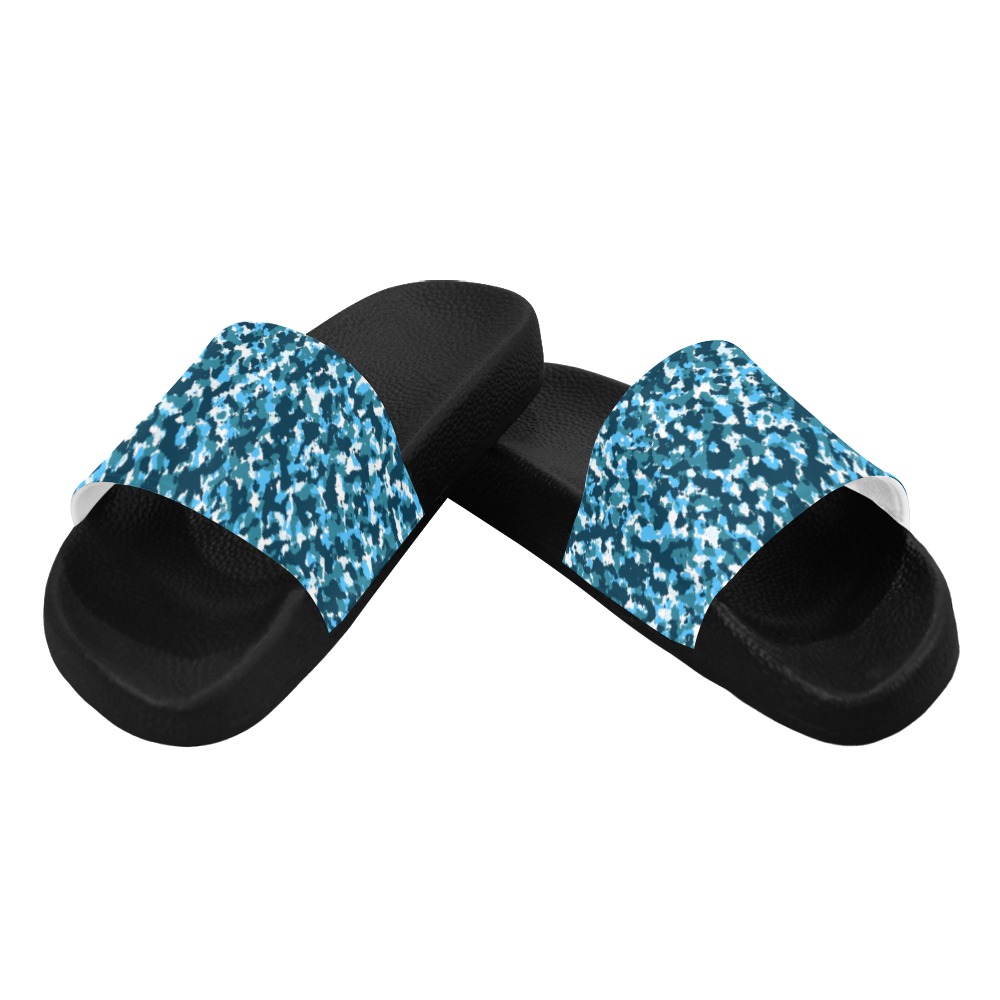 FridayBlue(7) Women's Slide Sandals (Model 057)