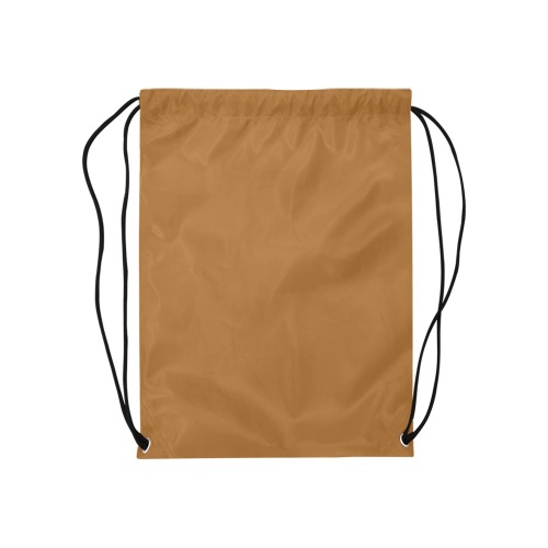 Sudan Brown Medium Drawstring Bag Model 1604 (Twin Sides) 13.8"(W) * 18.1"(H)