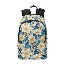 Painted Flowers Fabric Backpack for Adult (Model 1659)