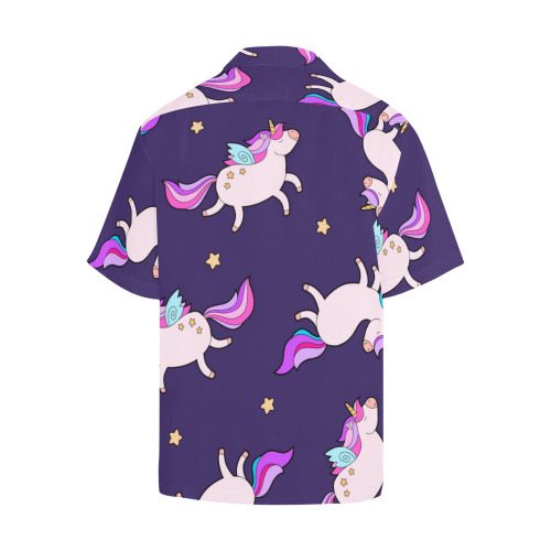 Cute Fat Unicorn Hawaiian Shirt (Model T58)