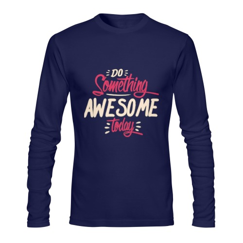Awesome Sunny Men's T-shirt (long-sleeve) (Model T08)
