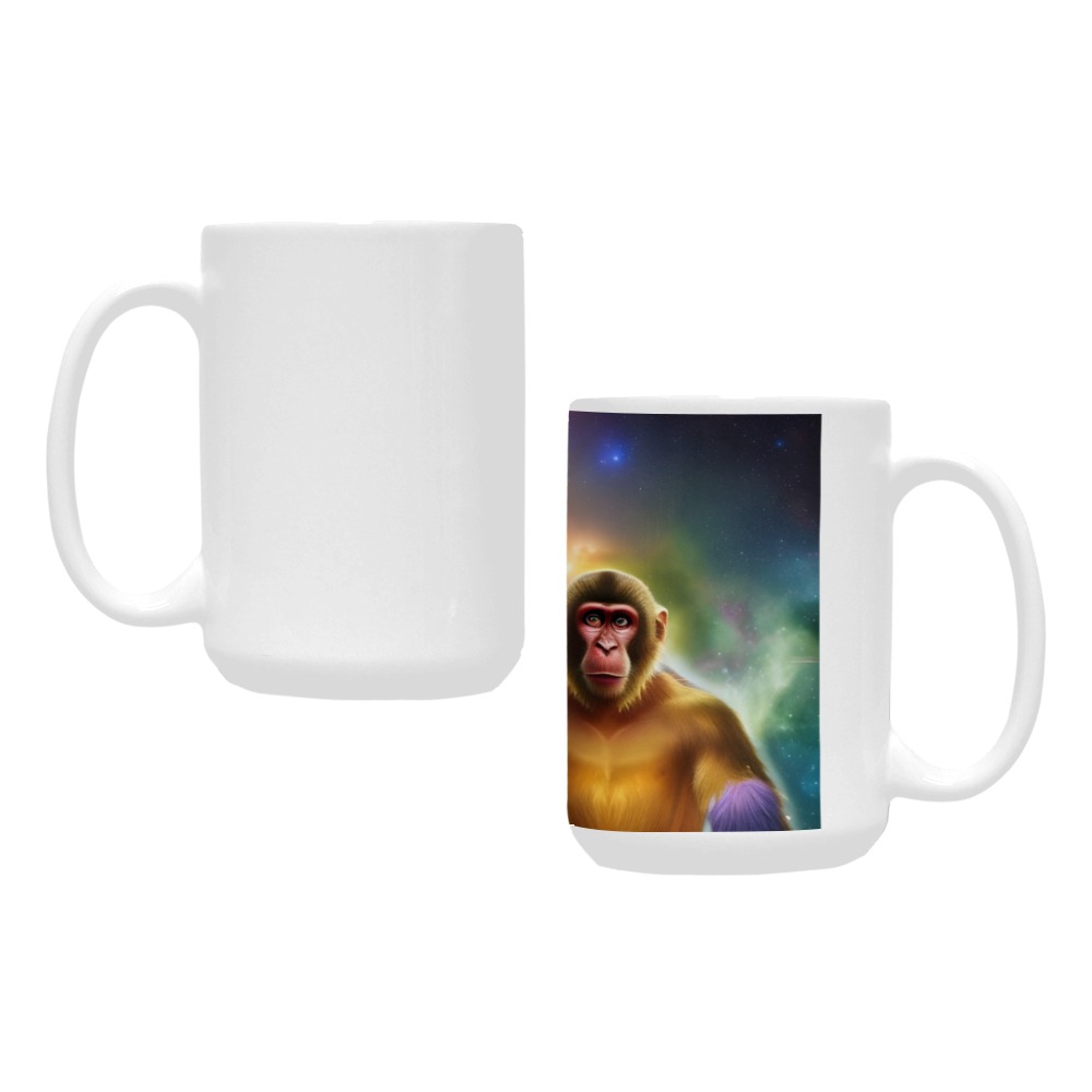 The Monkey (Two) Custom Ceramic Mug (15OZ)