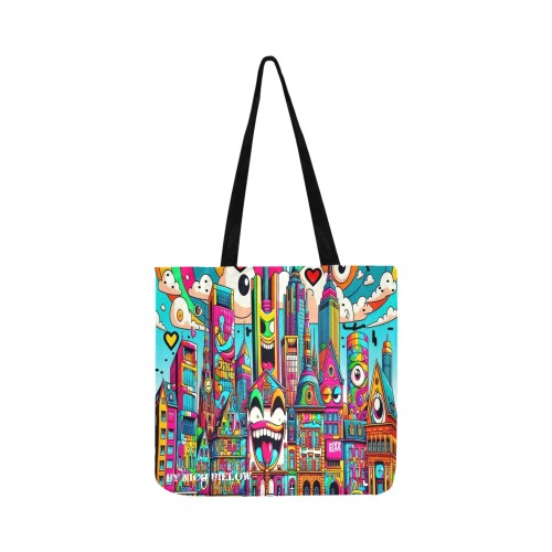 Frankfurt by Nico Bielow Reusable Shopping Bag Model 1660 (Two sides)