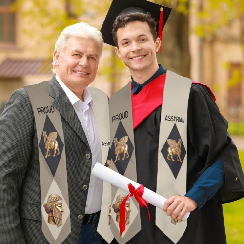 Proud Assyrian Graduation Stole