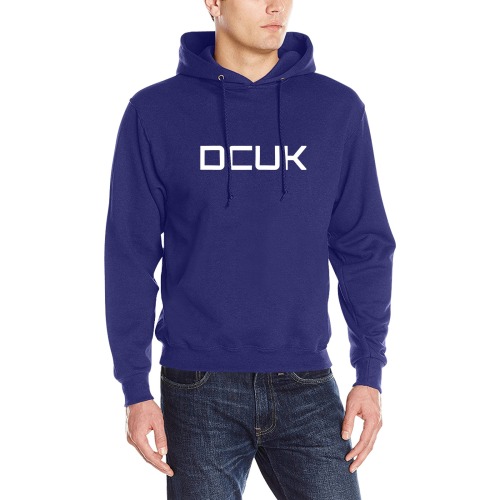 DCUK White Men's Classic Hoodie (Model H17)