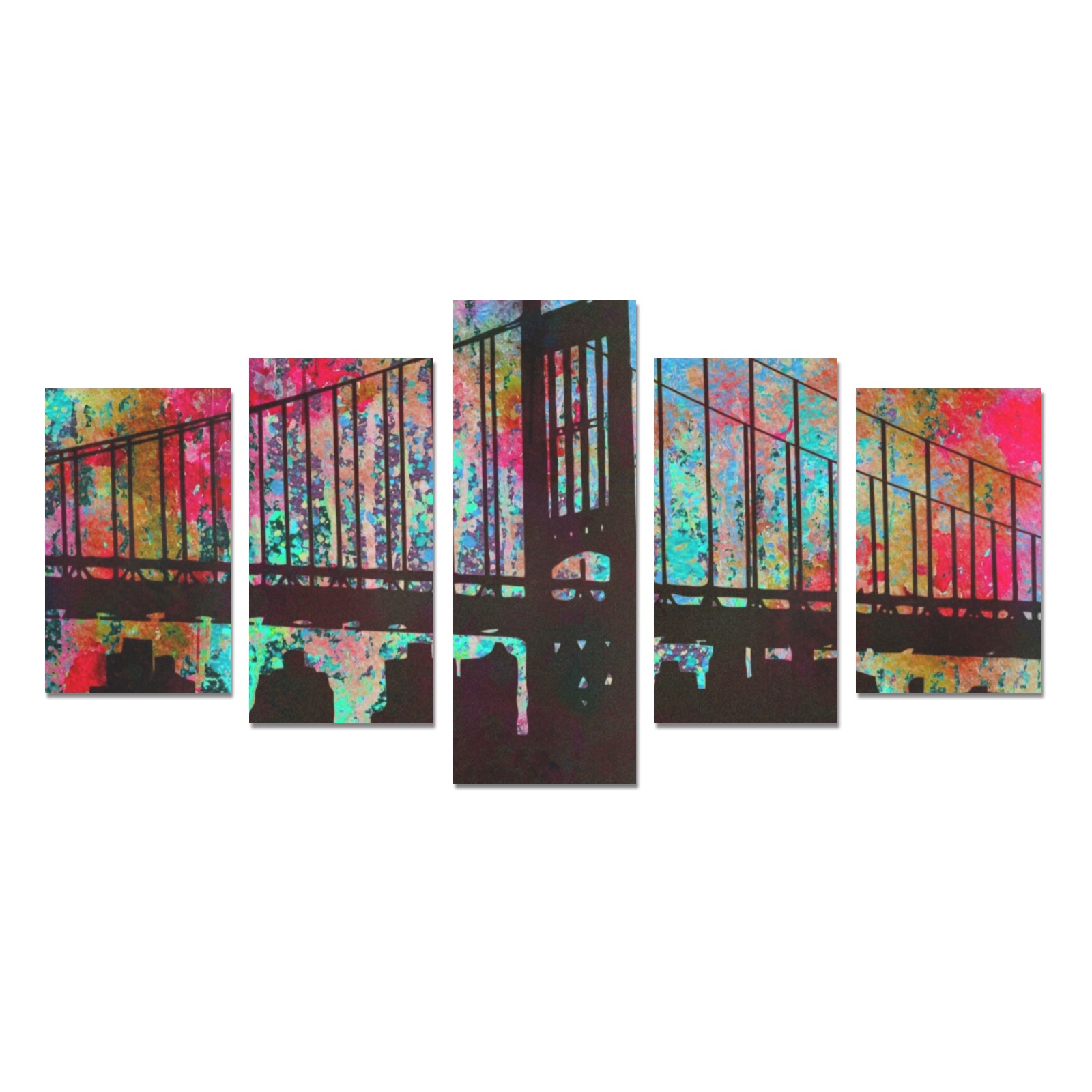 BROOKLYN BRIDGE NYC Canvas Print Sets C (No Frame)