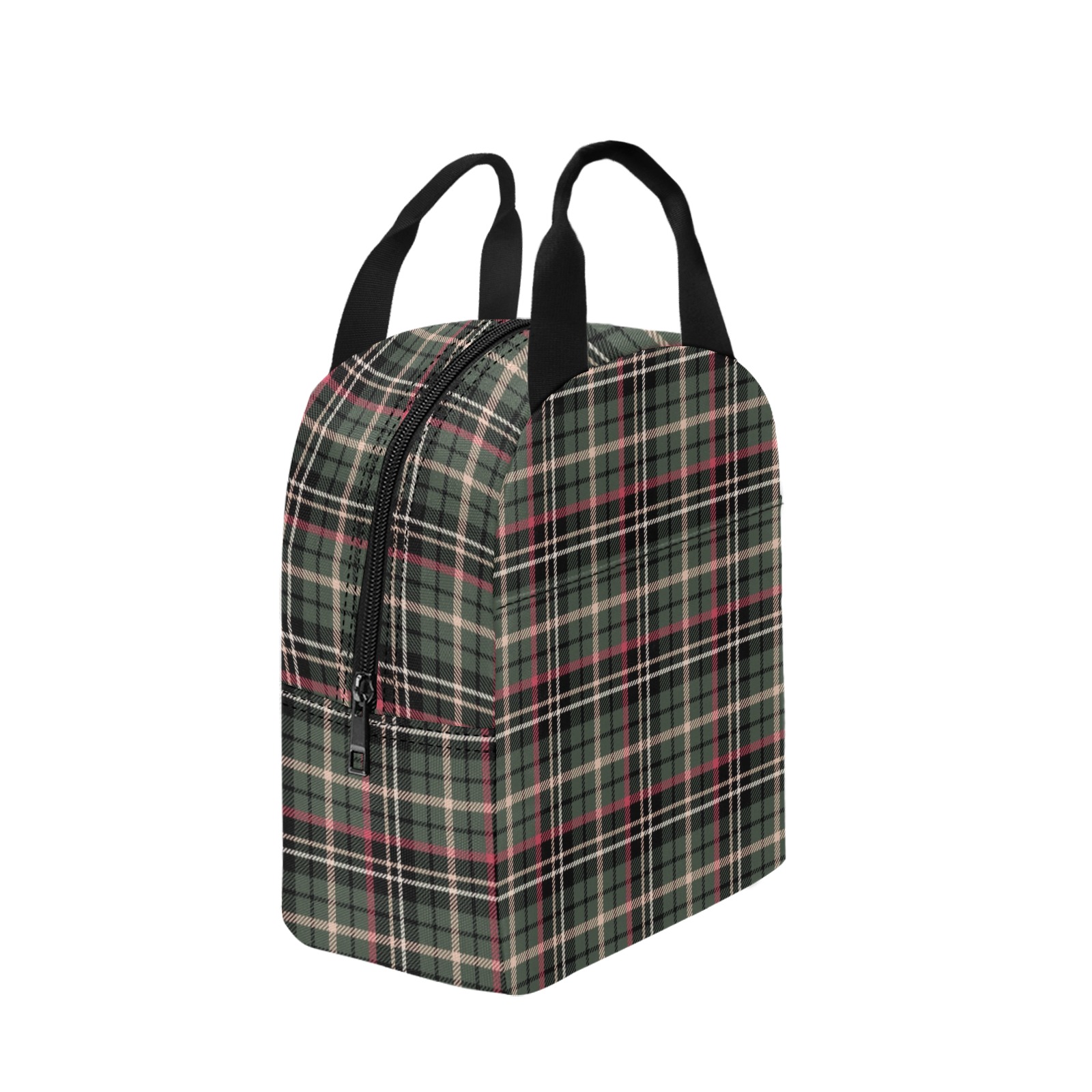 Classic Plaid Zipper Lunch Bag (Model 1720)