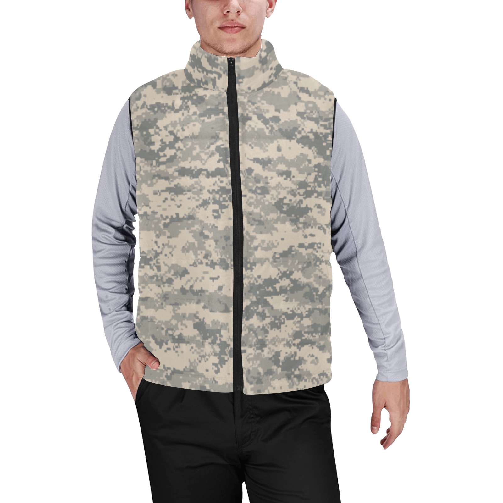 UCP proper sccale Men's Padded Vest Jacket (Model H44)