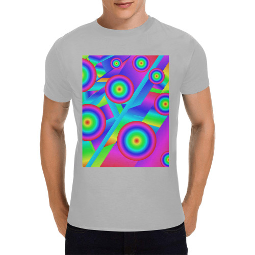 Abstract Music Men's T-Shirt in USA Size (Front Printing Only)