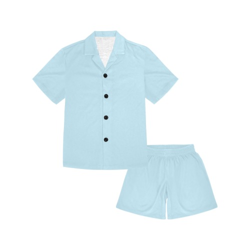 Spun Sugar Little Girls' V-Neck Short Pajama Set