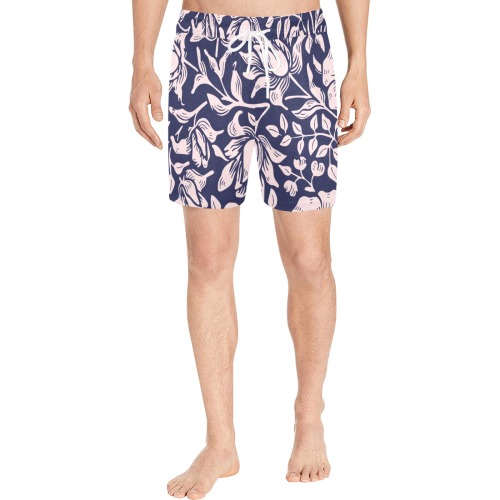 Shorts Men's Mid-Length Swim Shorts (Model L39)