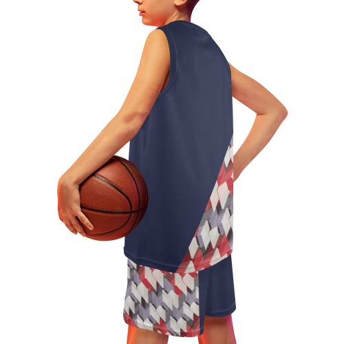 3D Big Boys' Basketball Uniform