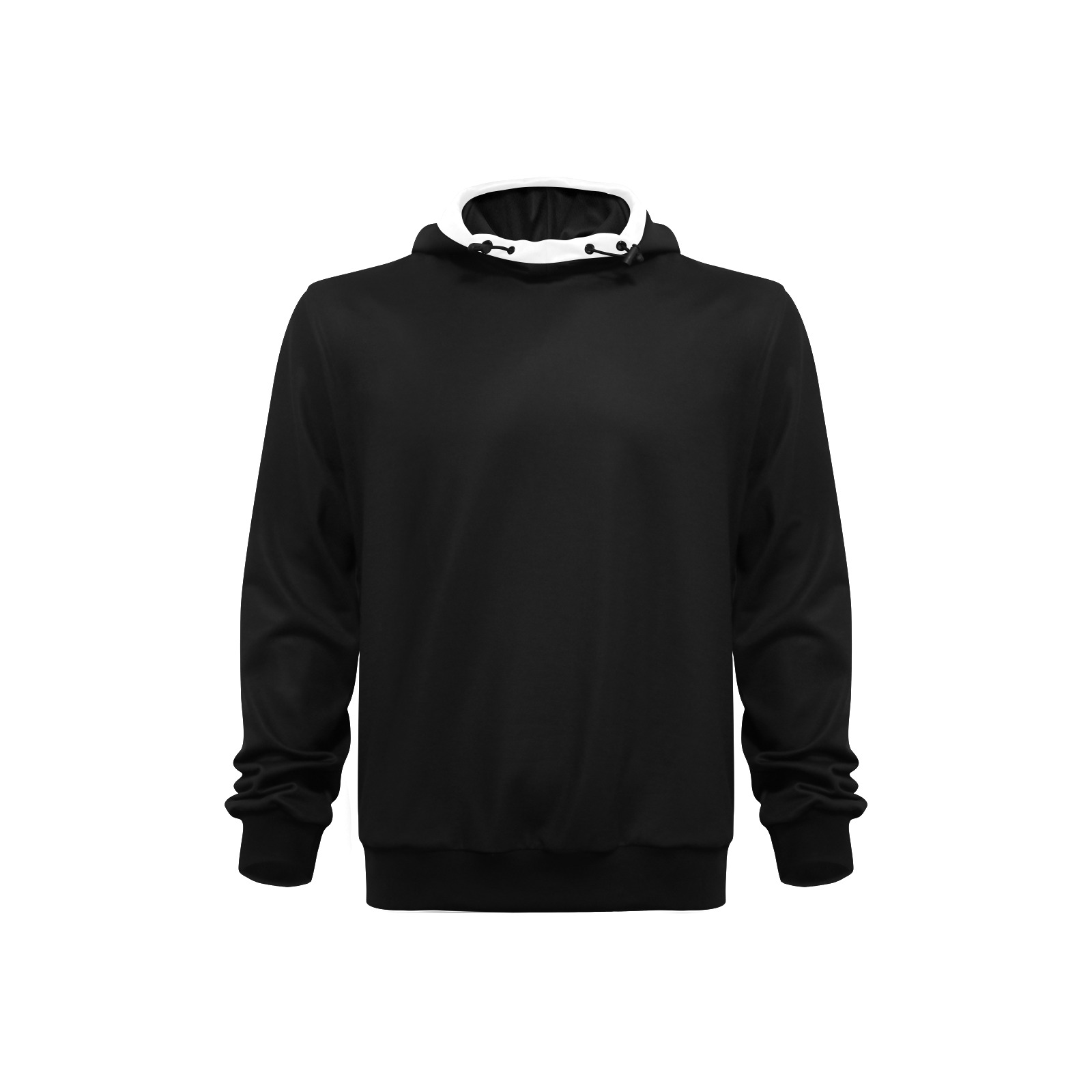 New Project (2) High Neck Pullover Hoodie for Men (Model H24)