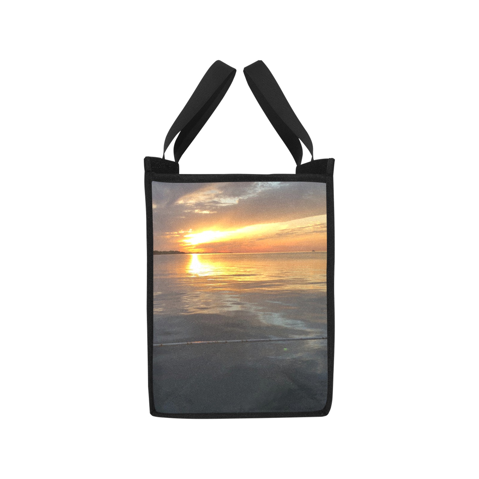 Pier Sunset Collection Picnic Tote Bag (Model 1717)