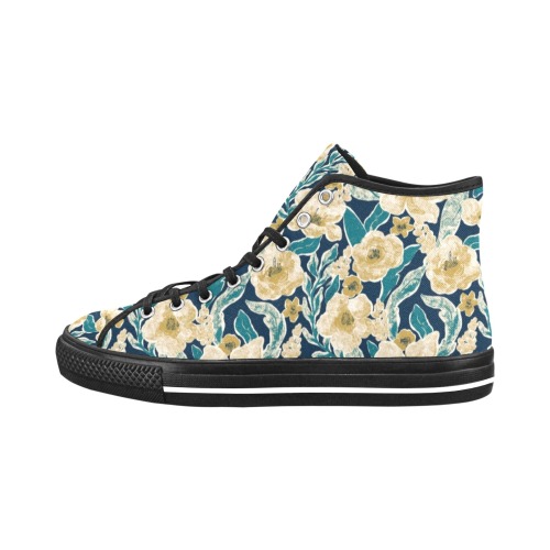 Painted Flowers Vancouver H Women's Canvas Shoes (1013-1)