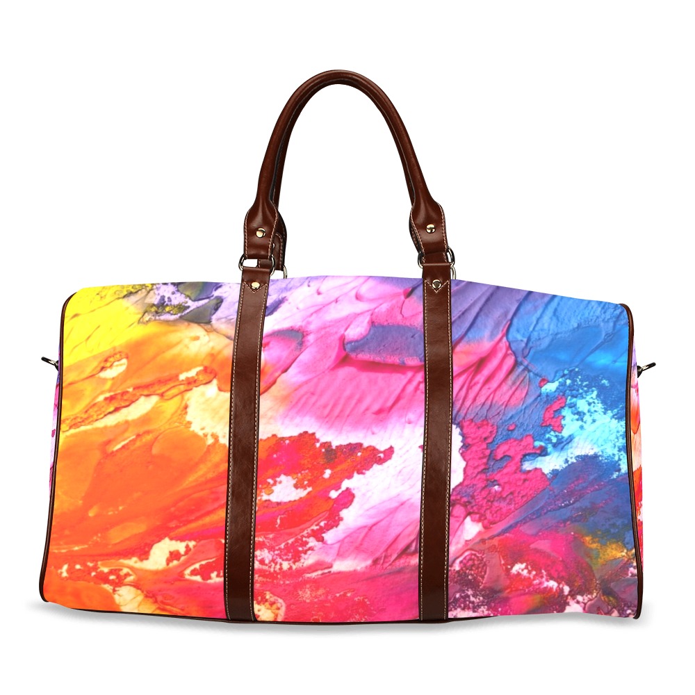 Colorful Abstract Weekender Bag Waterproof Travel Bag/Large (Model 1639)